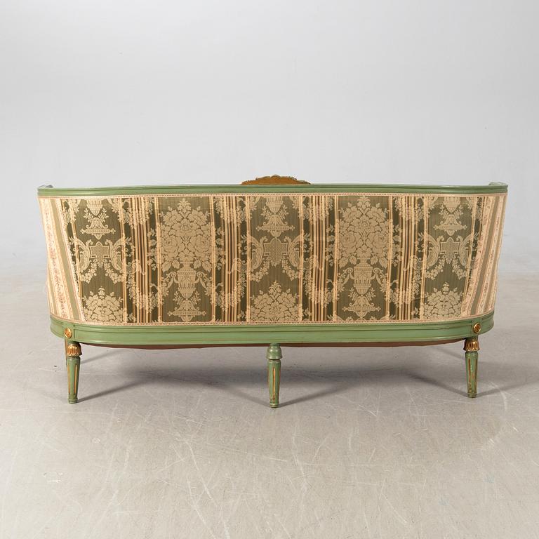 Salon group, 7 dlrs Gustavian style, first half of the 20th century.