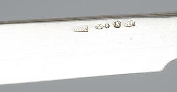 BESTICKSERVIS, 27 delar, silver, K Anderson, Stockholm, 1916. Vikt ca 904g.