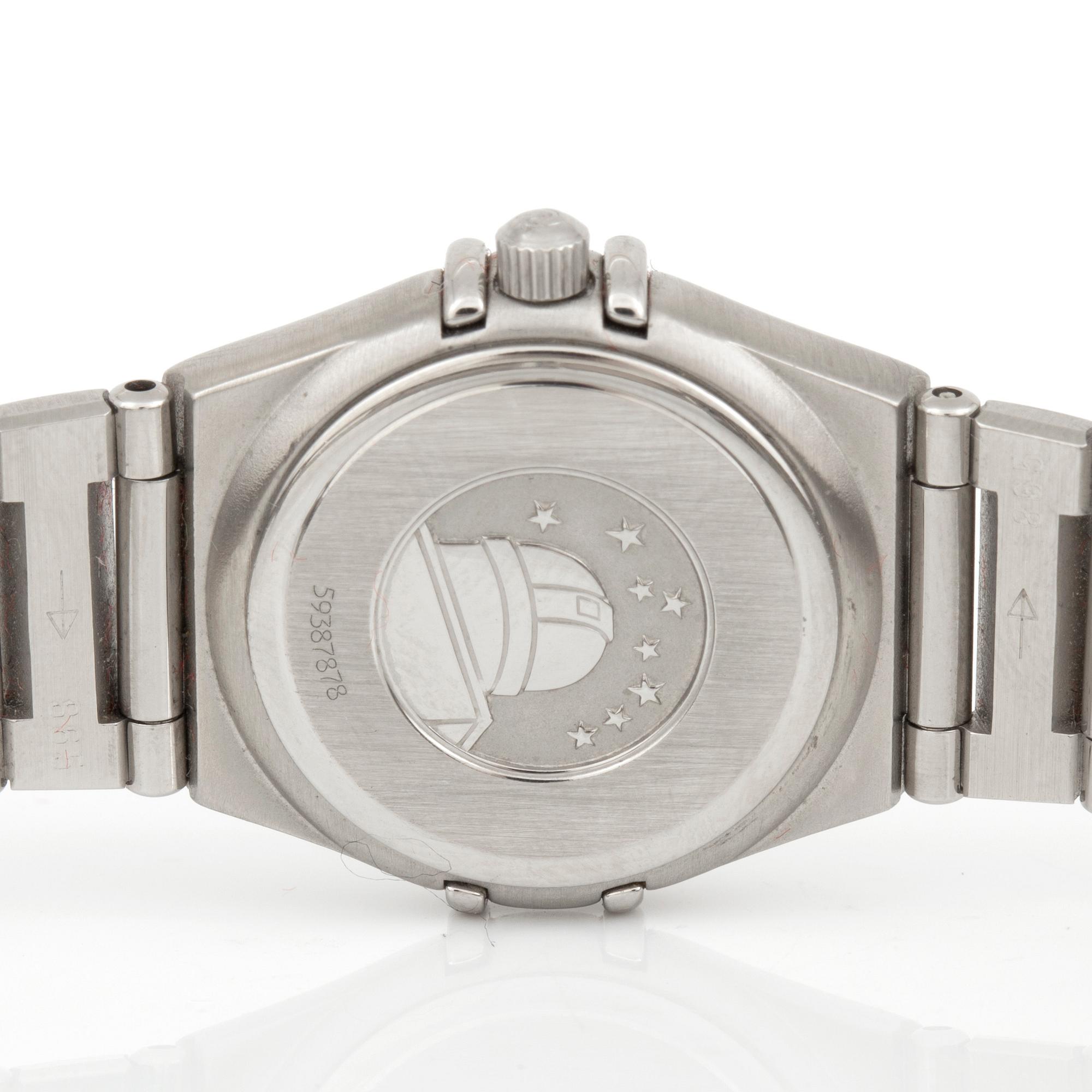 ARMBANDSUR, dam, stål med diamanter, 'Constellation', Omega.