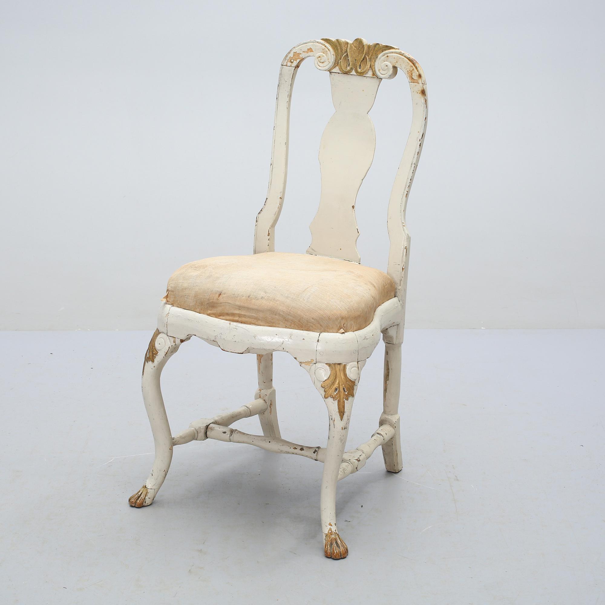 STOL, senbarock, 1700-tal.