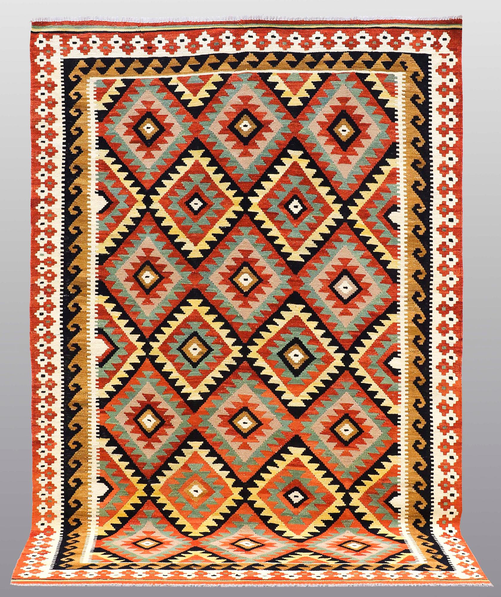 CARPET, Kilim, ca 299 x 198  cm.