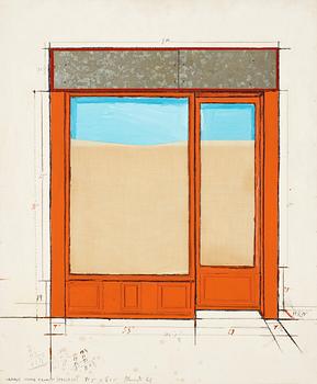 424. Christo & Jeanne-Claude, "Orange Store Front (Project)".