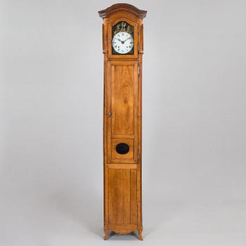 A French mid 18th century Louis XV longcase clock.