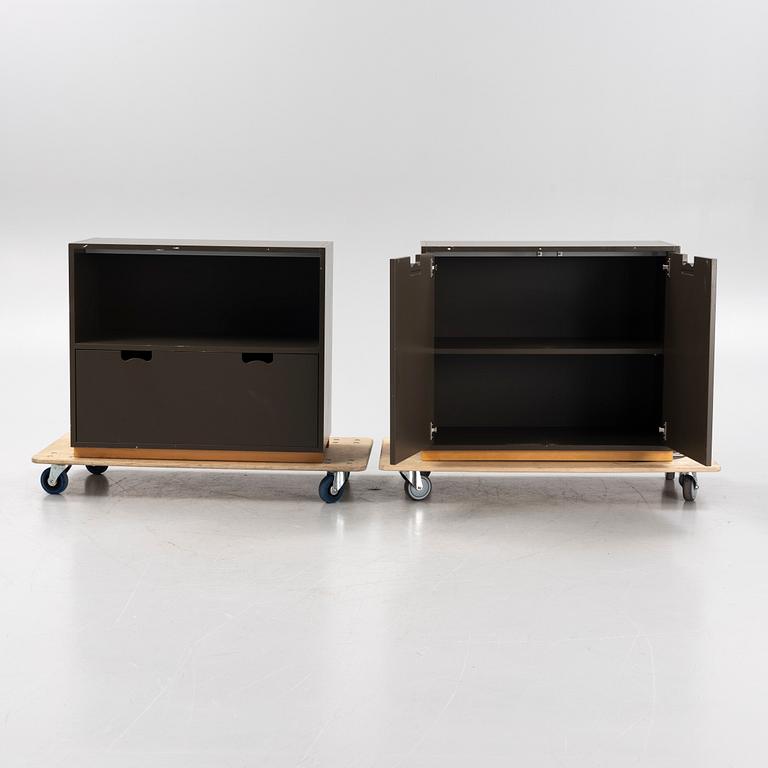 Jonas Bohlin &Thomas Sandell, two 'Snö' cabinets from Asplund.