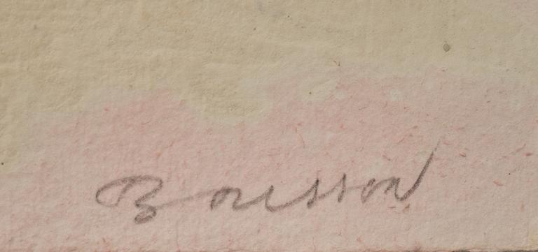 PIERRE MARIE BRISSON, blandteknik, sign o numr 16/20.