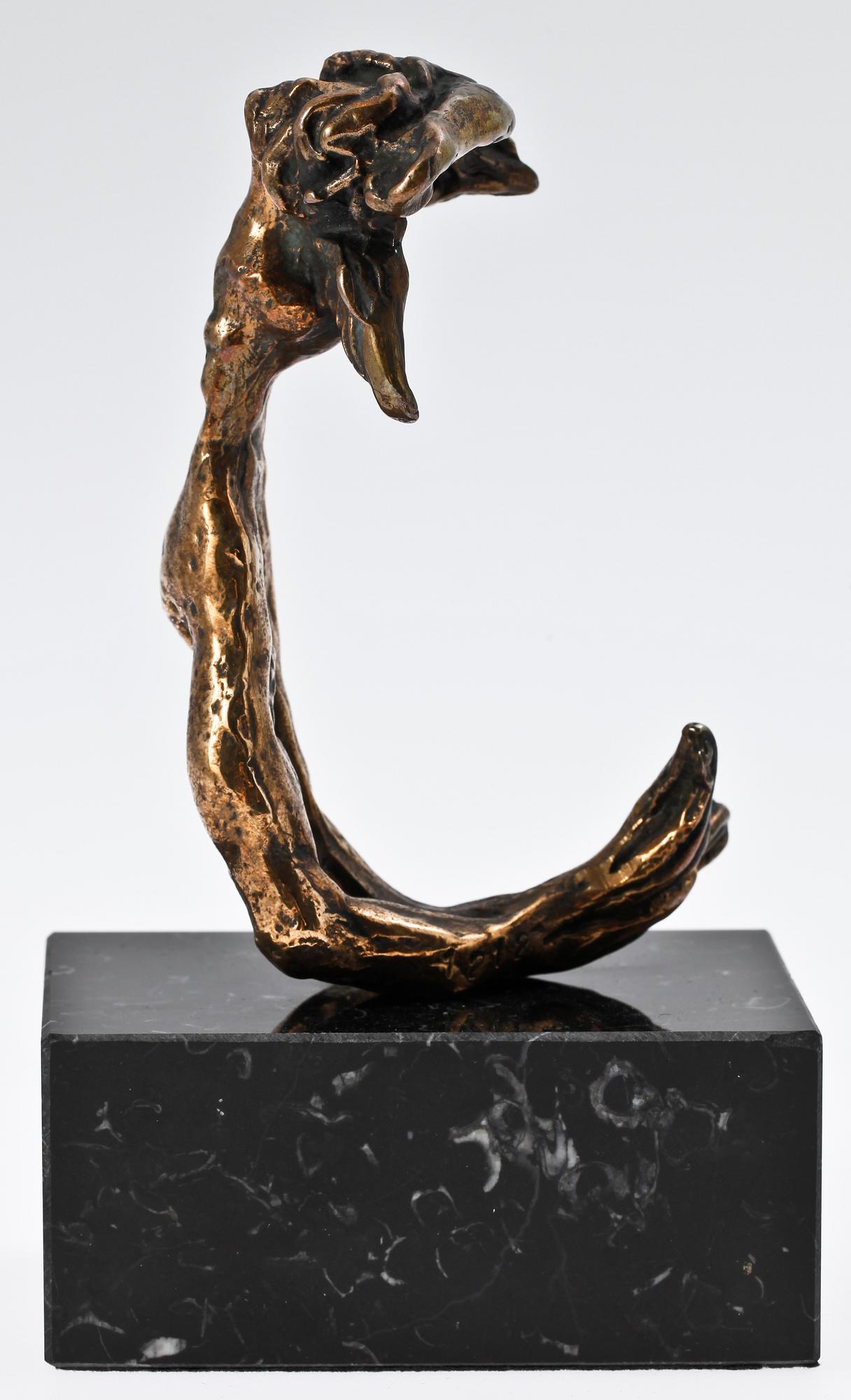 SALVADOR DALI, efter, skulptur, brons, numr 1212. Intyg medföljer.