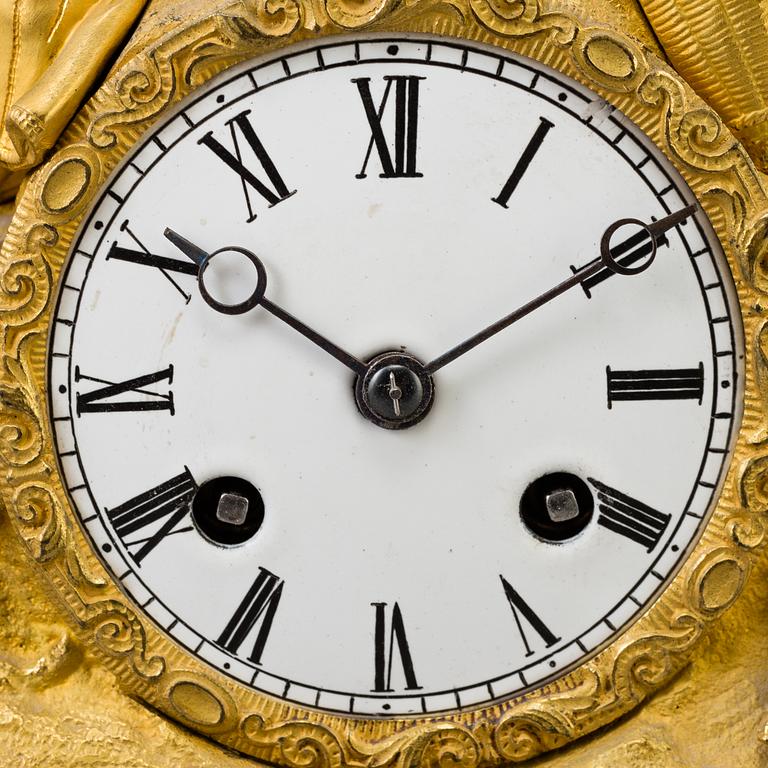 A CLOCK, probably France, second half of the 19th century.