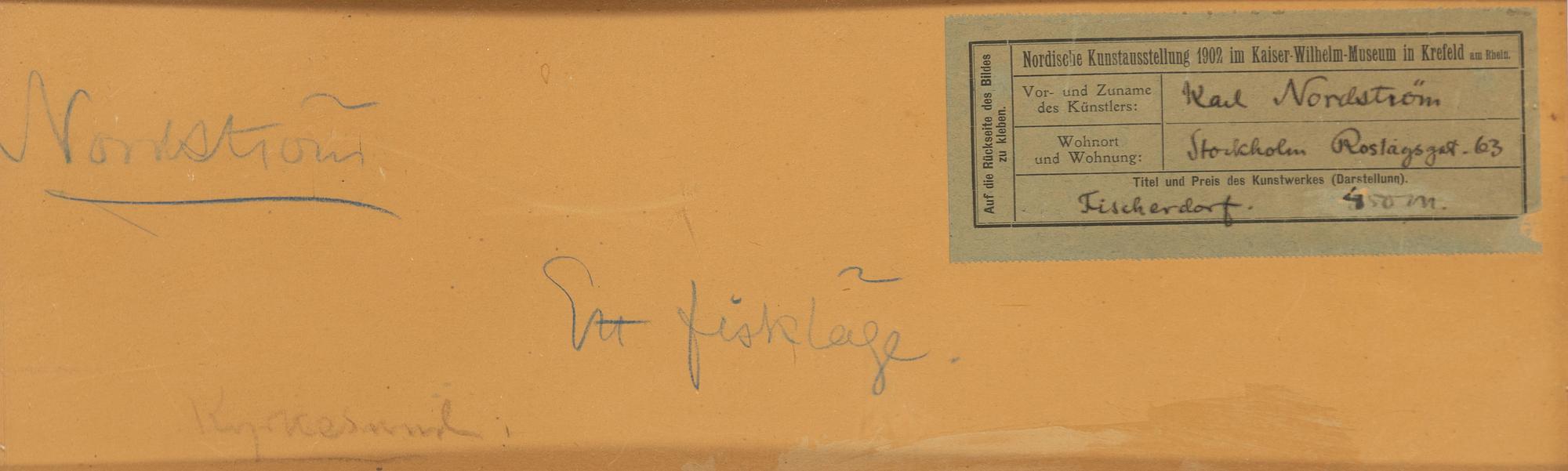 Karl Nordström, "Ett fiskeläge".