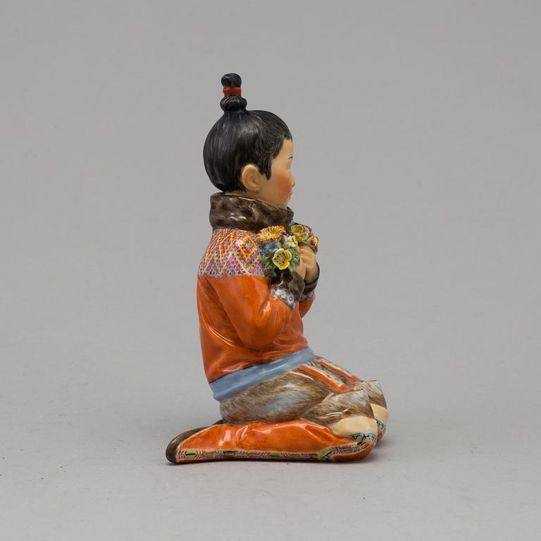 A Royal Copenhagen porcelain figure, 'Greenland', Denmark, 1930s.