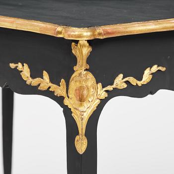 A Swedish rococo desk by C. W. Hein (master in Stockholm 1755-83).