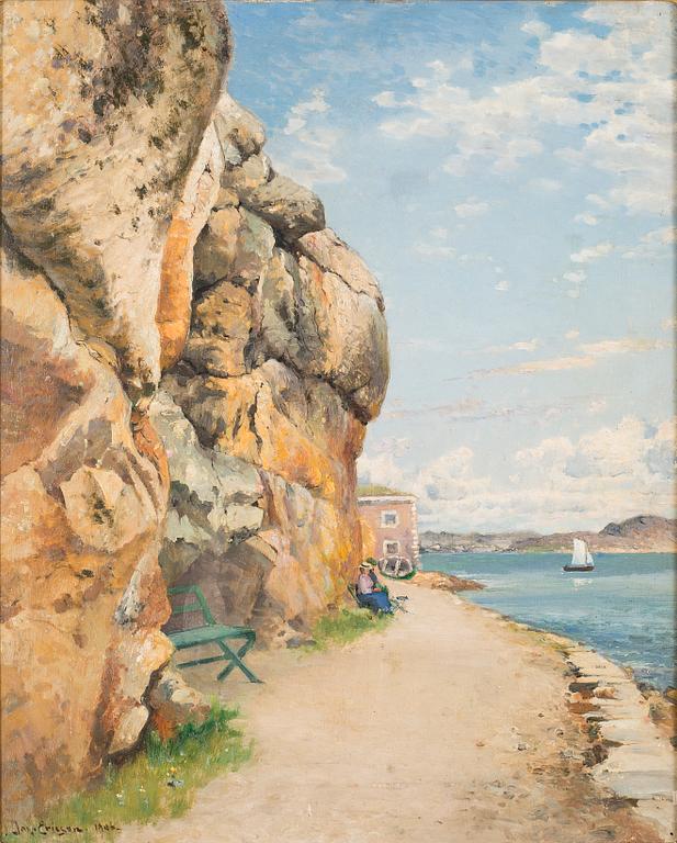 JOHAN ERICSON, oil on panel, signed Joh. Ericson and signed 1906.