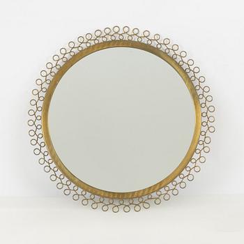 A Swedish Modern mirror, 1940's/50's.