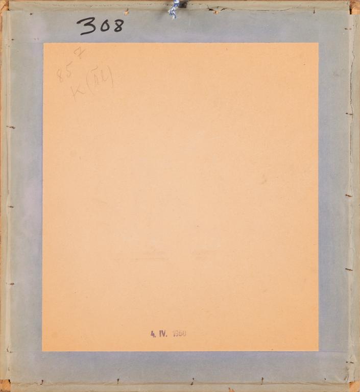 ERIC VASSTRÖM, etsaus, signeerattu, päivätty laattaan 1938, numeroitu nr. 5.