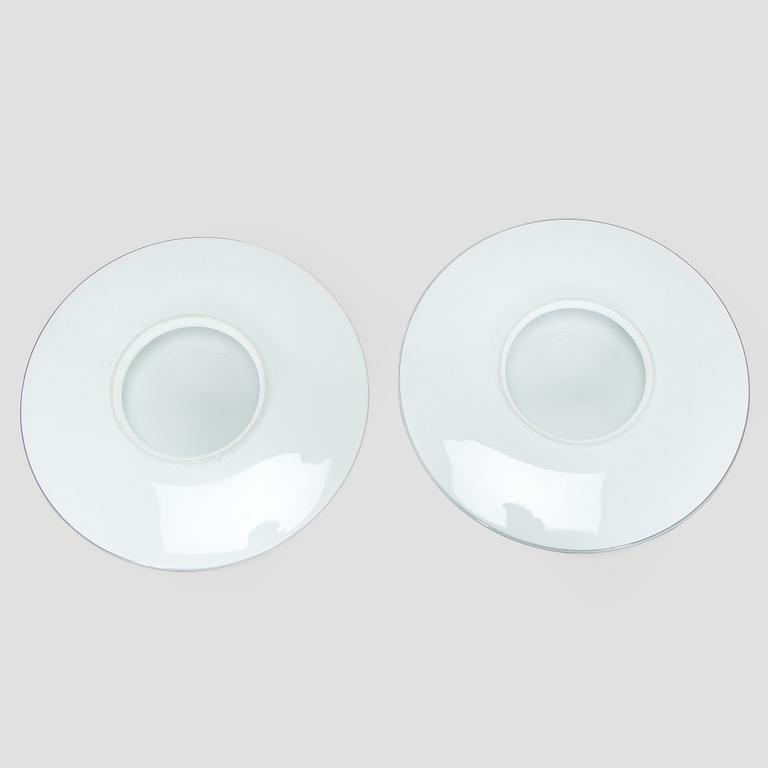 Arne Jacobsen, a pair of 1960's 'AJ-Eklipta' ceiling/wall lamps, for Louis Poulsen/licensed manufacturer Orno, Stockmann.