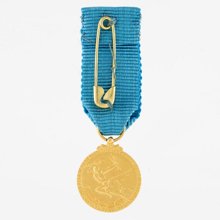 LM Ericsson medal 18K gold.