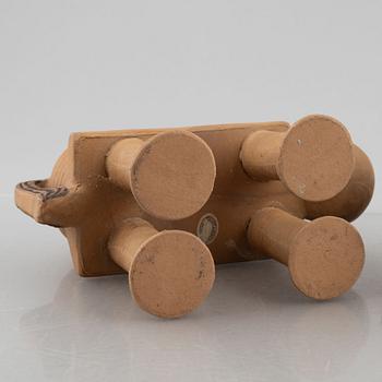 Lisa Larson, two stoneware figurines, 'Buffel' and 'Kamel' from the 'Jura' series, Gustavsberg.