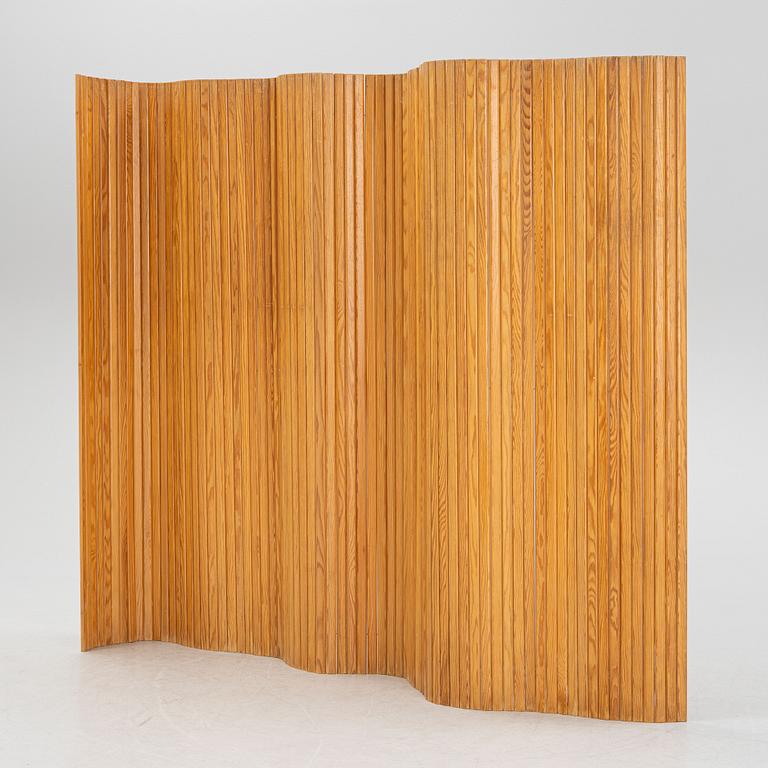 Alvar Aalto, a model 100 folding screen, Artek, Finland.