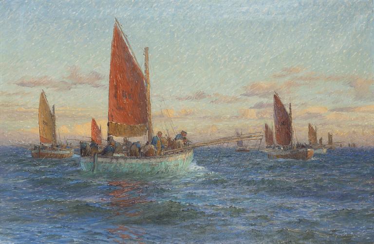 Emil Ekman, The Fishing Fleet.