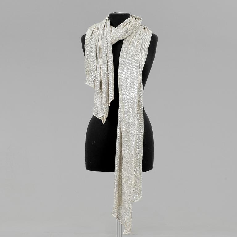 SJAL, silver, 1920/30-tal. Ca 220 x 116 cm.