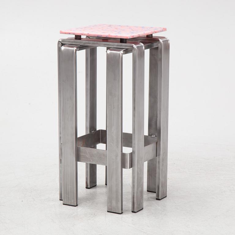 Stamuli & Alessandro Bruzzone, a stool, Greenhouse Bar for Stockholm Furniture Fair 2024.