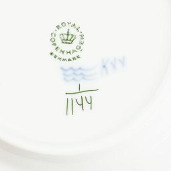 A 33-piece porcelain coffee service 'Musselmalet', Royal Copenhagen, Denmark.