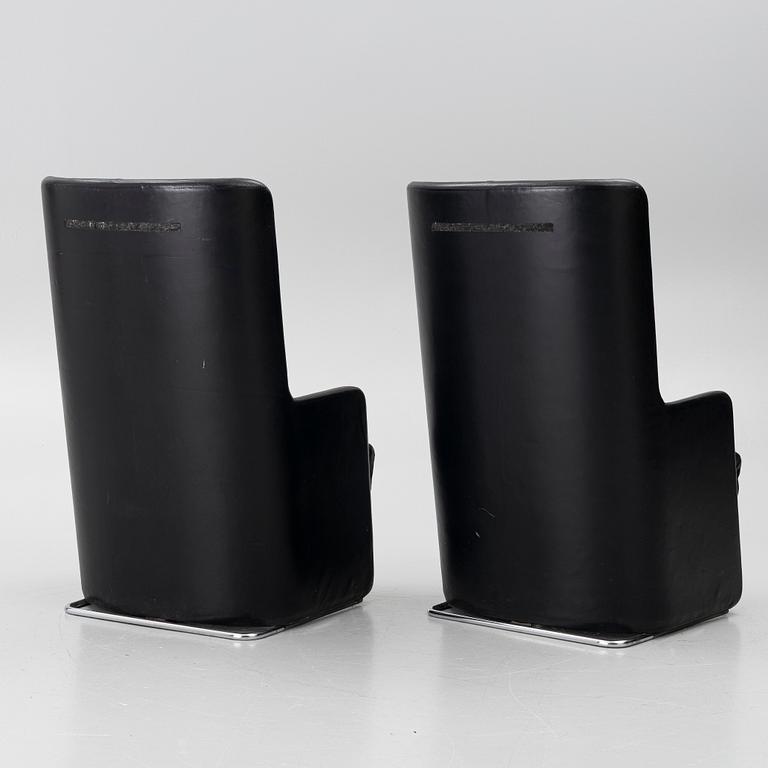 Börge Lindau, Armchairs, a pair, "Solo XL", late 20th century.