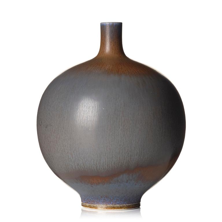 Berndt Friberg, vase, stoneware, Gustavsberg Studio 1965.