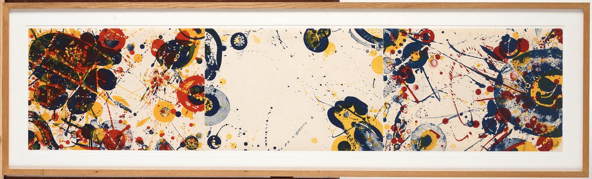 Sam Francis, "An Other Set - Y" (Triptych), from The Pasadena Box.