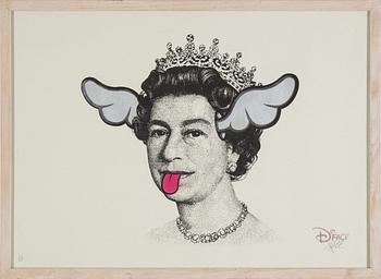 D*FACE, "Dog save the Queen" screenprint in colours, 2006, on wove paper, signed in pencil, numbered 217/250.