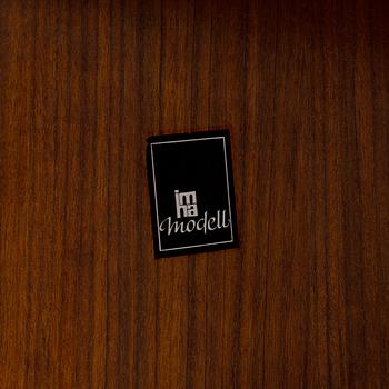 A teak veneered sideboard by H.P Hansen, IMHA, Denmark, second half of the 20th century.