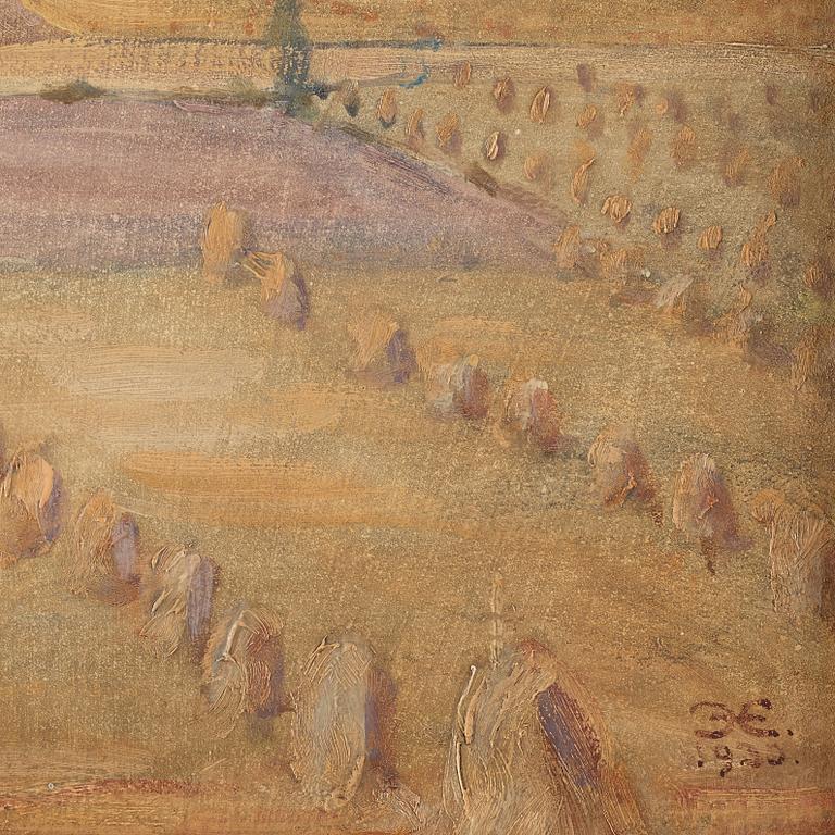 Prins Eugen, "Sädesfält mot Vättern", motiv från Örgården (Fields by lake Vättern, scene from Örgården).