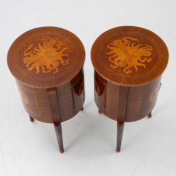 Cabinets, a pair, Louis XVI style, 20th century.