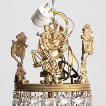 A chandelier, early 20th Century.