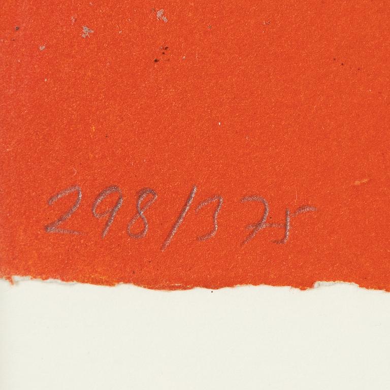 Peter Dahl, lithograph in colours, signed Peter Dahl and numbered 298 x 375 in pencil.