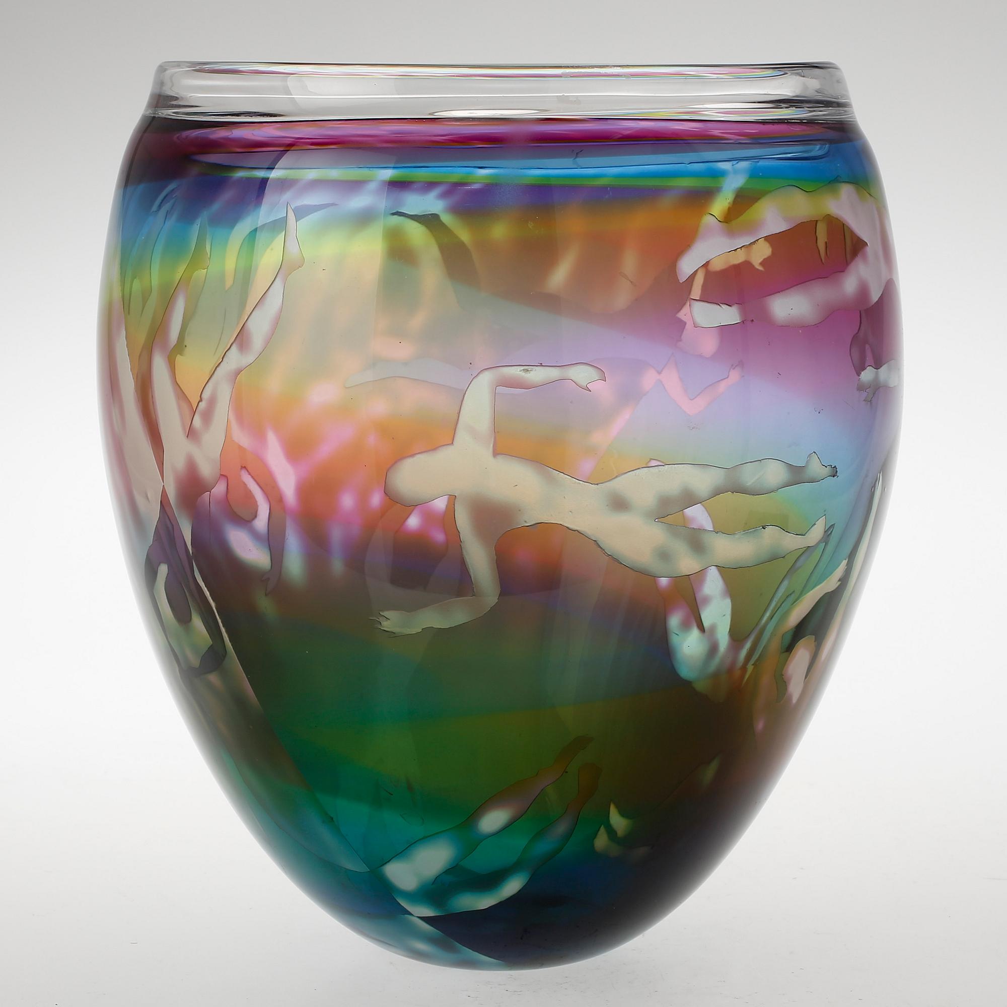 VAS, glas, Maja Cunningham, Erikshyttan. Signerad.