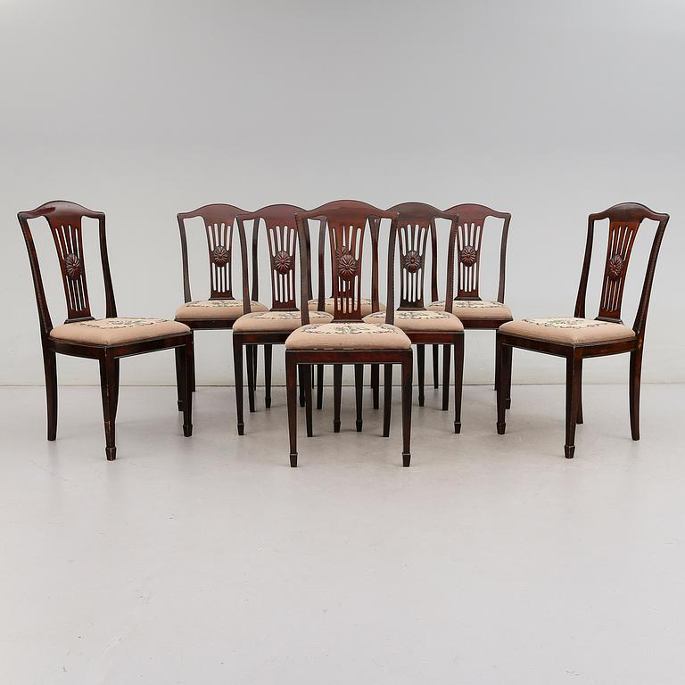 STOLAR, 8 st, Danmark, 1900-talets första hälft.