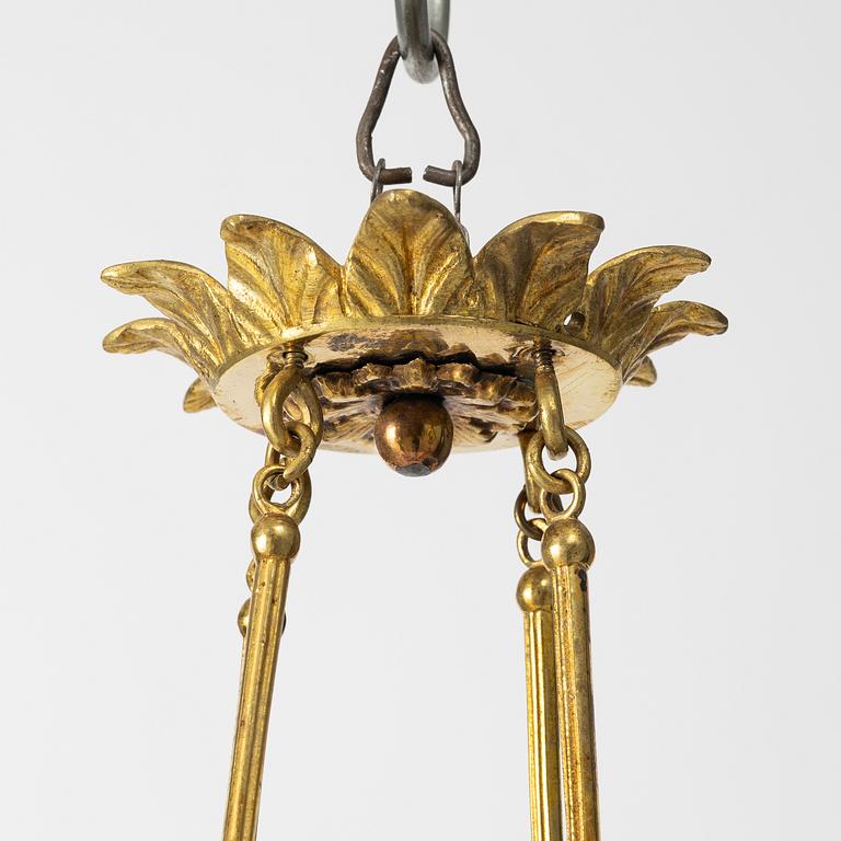 A Empire chandelier, first half of the 19th century.