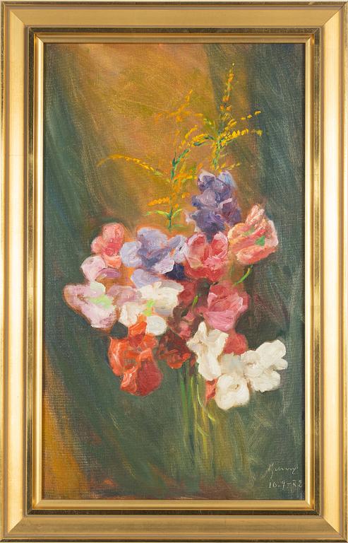 Carl Gunne, oil on canvas, signed and dated 10/9-72.
