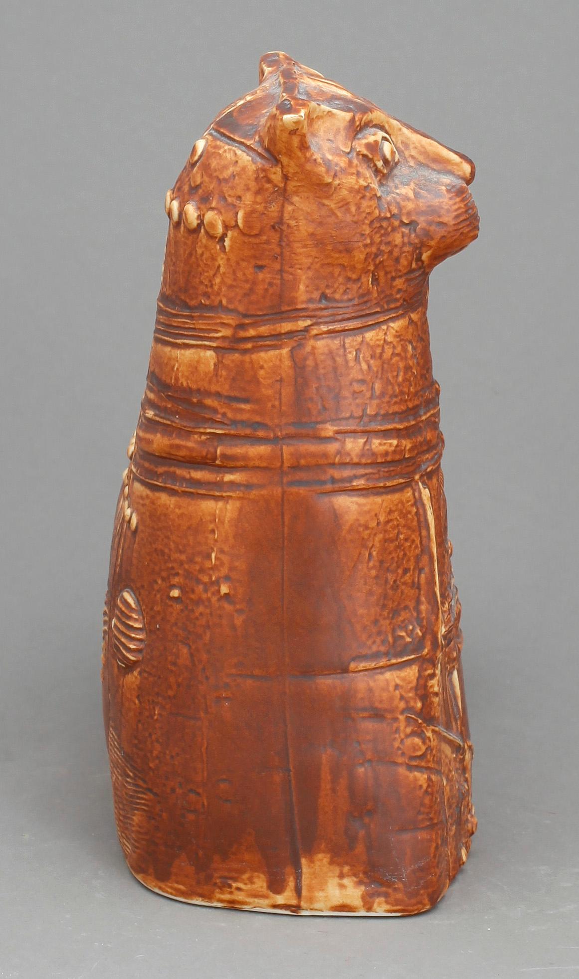 FIGURIN, stengods, ur "Terra"-serien, Bertil Vallien, Rörstrand, 1900-talets andra hälft.