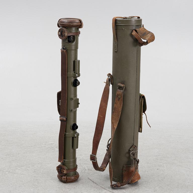 Rangefinder with accessories, M/1938. Used by the Mobile Coastal Artillery, no. 58866, Sweden.