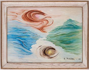 Elsa Thoresen, Canvas on paper panel, signed and dated -68.