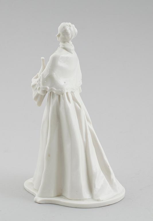 FIGUR, porslin, Nymphenburgliknande märke, 1900-tal.