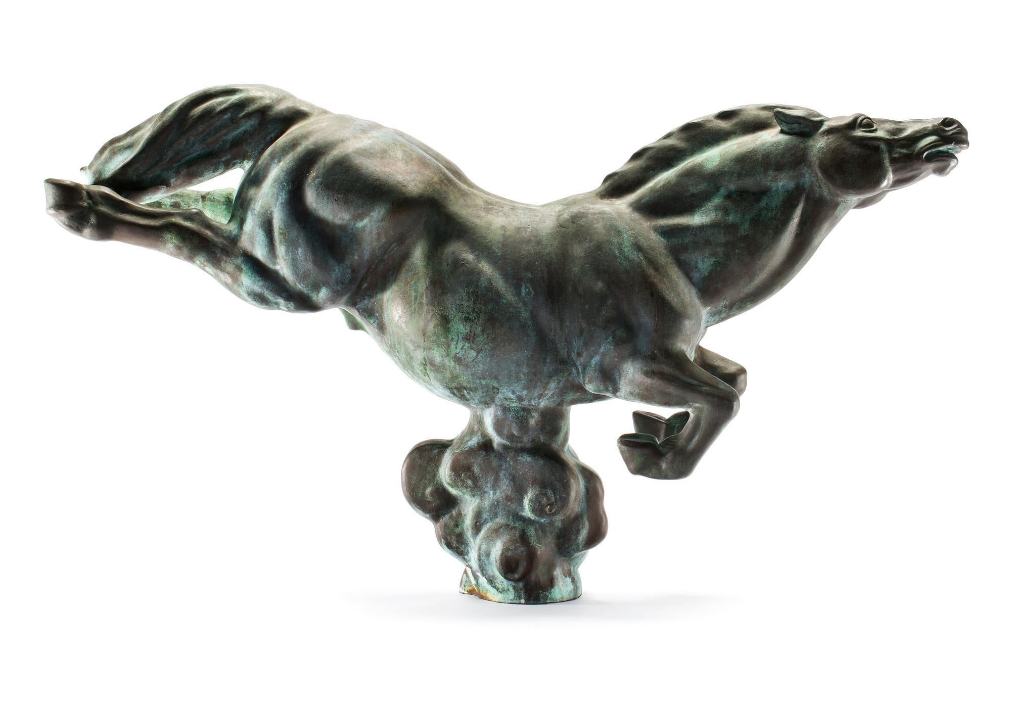 Carl Milles, "Flygande hästen" (=The flying horse).
