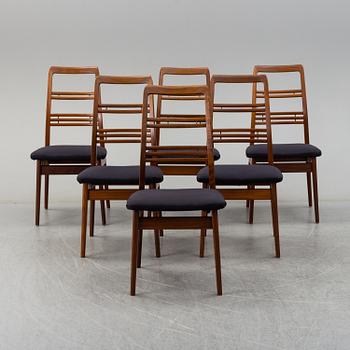 SVANTE SKOGH, stolar, 6 stycken, "Rosetto", 1900-talets andra hälft.