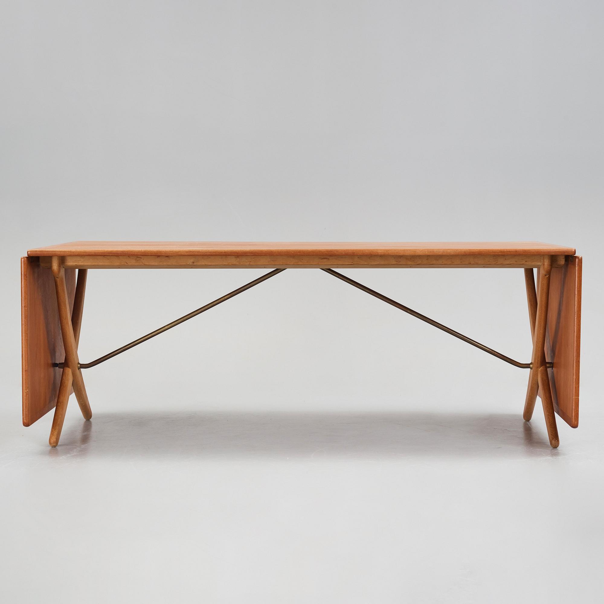 Hans J. Wegner, matbord med klaffar, "AT-314", Andreas Tuck, Danmark 1950-60-tal.