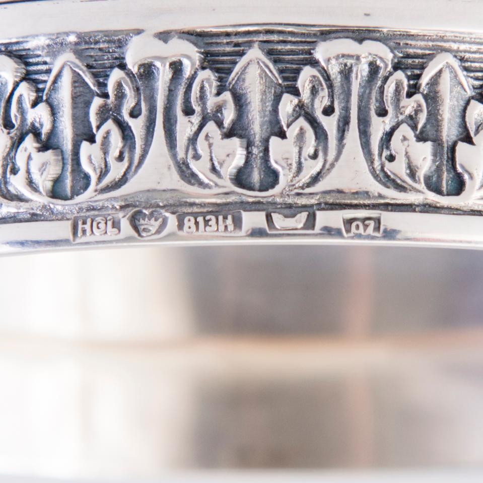 HOLGER LINDSTRÖM, COASTERS, 6 st, silver, Helsingfors 1967.