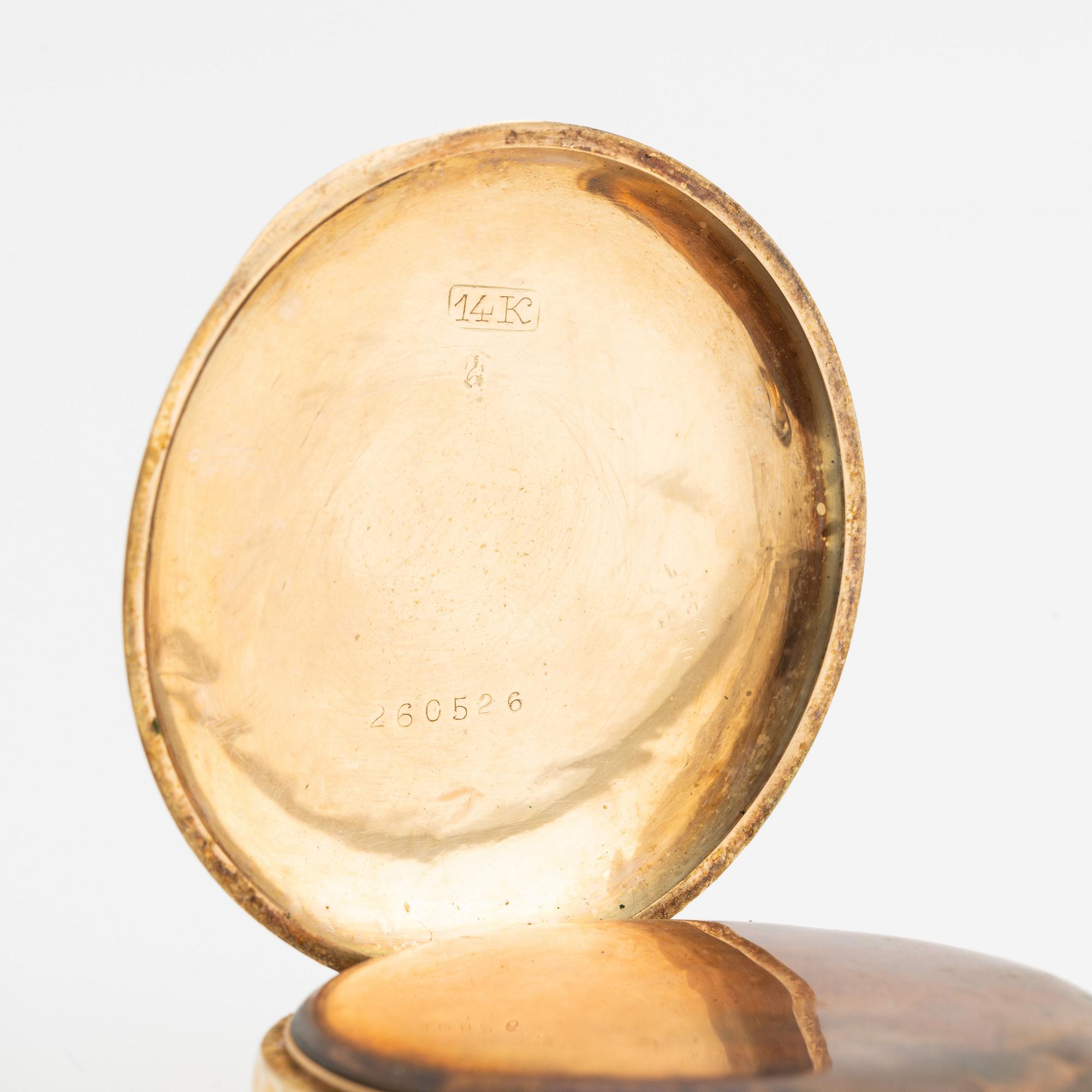 Pocket watch, 47 mm.