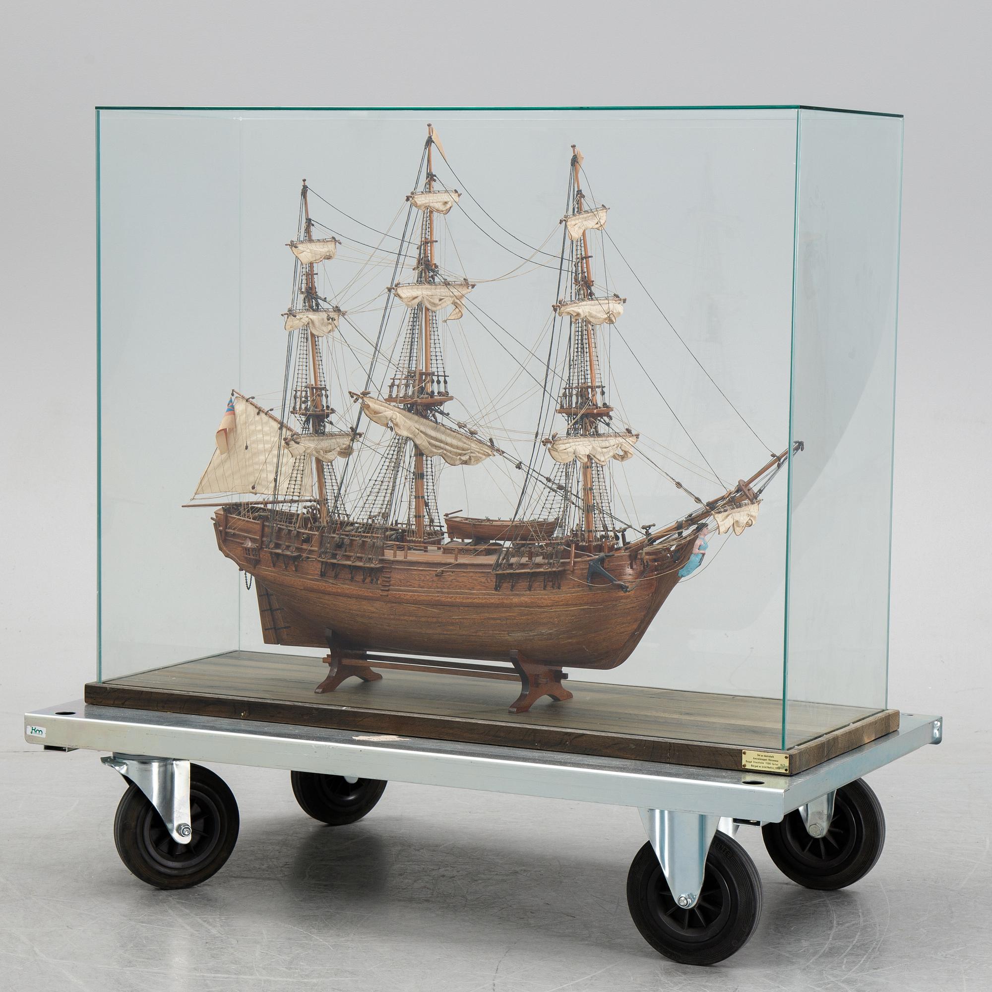 Skeppsmodell, "Bounty", 1900-talets andra hälft.