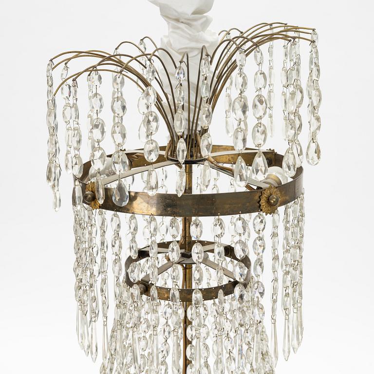 An Empire chandelier, 19th Century.