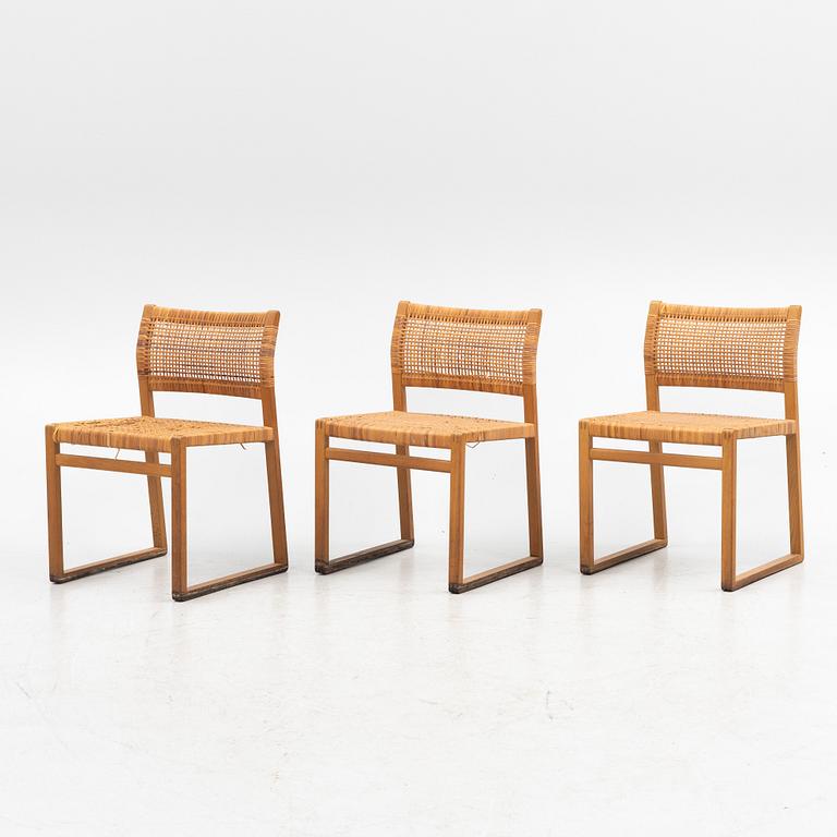 Børge Mogensen, a set of six model 'BM61' chairs, mid 20th Century.